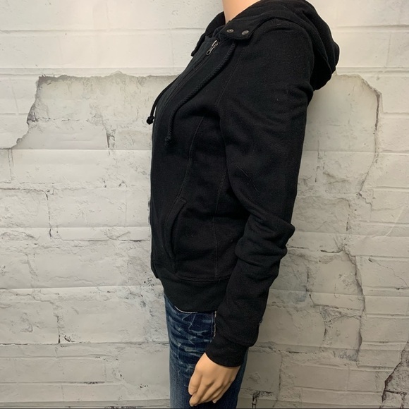 Black Hooded Jacket - Picture 4 of 7